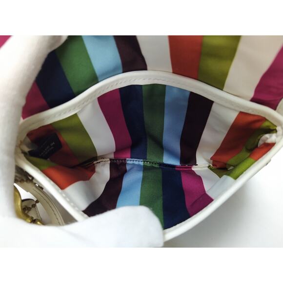 Coach Gigi Signature Brown Canvas Turnlock 65th Ann. Wristlet - Coin Wallet - Picture 10 of 13